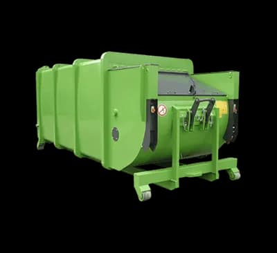 Compactor Skip Jumbo Roll Packer Wood RoRo Skip Compactor | LFA UK