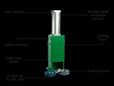 LFA CC30 Can Crusher