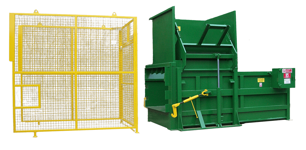 Static compactor with Cage