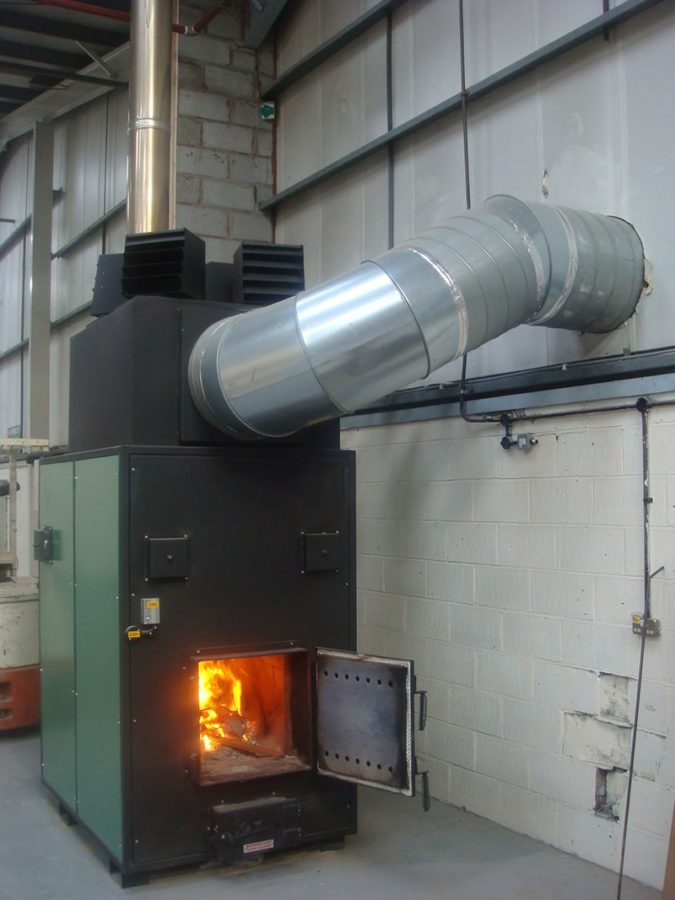 LFA WB 45 Extra Large Industrial Wood Burner Landfill Alternatives